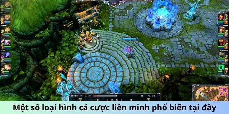 Một số loại hình cá cược liên minh phổ biến tại đây