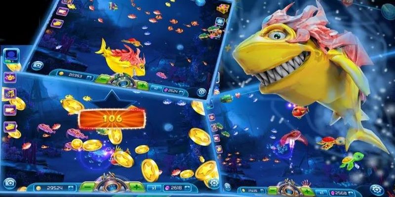 Tiền thưởng khủng trong từng tựa game săn cá